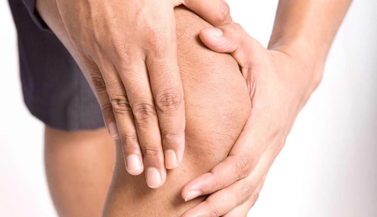 pain in the knee joint with arthritis and osteoarthritis