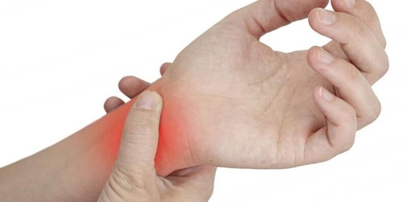 Because the joints of the fingers hurt